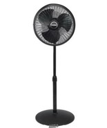 Lasko-16&quot; Adjustable Pedestal Fan GREY Plastic 18&quot;Lx15.4&quot;Dx53&quot;H 2527 - £29.98 GBP