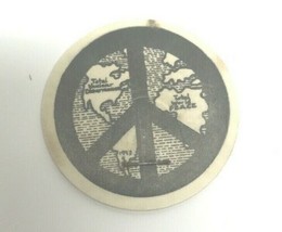 Peace Sign Milkcap POG Hawaii 1993 “Total Nuclear Destruction Total World Peace&quot; - £9.93 GBP