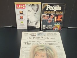 Remembering Princess Diana 1997 People Weekly, Life Magazine, The Palm B... - $25.72 CAD