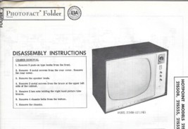 1958 HOTPOINT 21S206 21S455 TELEVISION Tv Photofact MANUAL 21S456 21S507... - $10.88