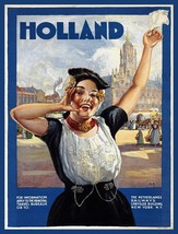 9898.Decor Poster.Room home wall.Travel to Holland.Trip vacation tourism ad - $17.10+