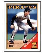 1988 Topps Al Pedrique   ASR Pittsburgh Pirates Baseball Card GMMGD - $1.54