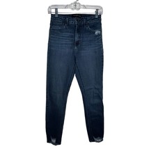 JBD Just Black Denim Vintage Straight Jeans Size 27 Raw Hem High Rise Di... - $13.46