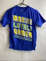 childrens place cl tshirt blue boys max level gamer Blue Short Sleeve XL 14 - $2.97