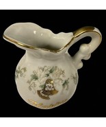 Vtg Lefton Hand Painted Creamer China “Happy” Wedding Marriage Made In J... - $17.58 CAD