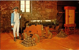 Cornwall Furnace Pouring room exhibits Naval Cannon US route 322 Vtg Postcard - £4.46 GBP