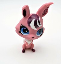 Littlest Pet Shop LPS #2691 Totally Talented Pink Bunny Rabbit with Blue Eyes - £4.00 GBP