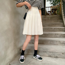 Black Pleated Midi Skirt Outfit Women Plus Size Pleated Midi Skirt image 5