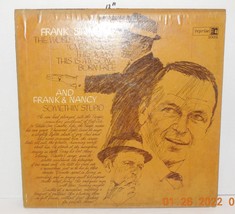 Frank Sinatra Frank &amp; Nancy Somethin&#39; Stupid Vinyl Lp Album 1969 Reprise 1022 - $74.20