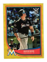 2018 Topps Big League #264 Justin Bour Miami Marlins - £1.34 GBP