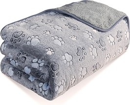 Glow Waterproof Dog Blanket, Pattern Printing Super Soft Warm Fluffy Fac... - £31.57 GBP