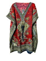 Women Polyester Short Kaftan Hippy-Boho-Maxi-One-Women Night Dress Free Size - £13.43 GBP
