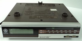 Vintage GE AM/FM Spacemaker Radio w/ Digital Clock - Works Well! - £10.76 GBP