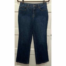 Talbots Womens Jeans Size 8 Petite (27x28) Medium Wash Straight Leg Stretch READ - £15.57 GBP