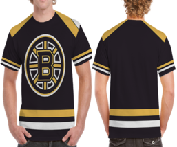 Boston Bruins Hockey Team  Mens Printed T-Shirt Tee - $14.53+