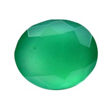 4.3Ct Natural Green Onyx Oval Cut Gemstone - £6.44 GBP