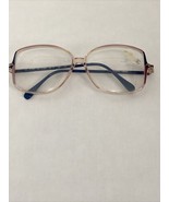 90&#39;s NOS Funky Silhouette Pink, Blue &amp; Gold Plastic Glasses Frames 55-22... - $950.34 MXN