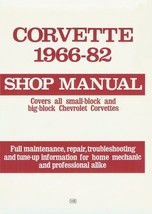 1966-1982 Corvette Manual Service Shop - £38.83 GBP