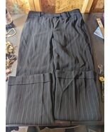 Alfani size 10petite black striped dress slacks - $22.77