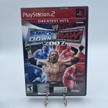 WWE SmackDown vs. Raw 2007 (Sony PlayStation 2, 2006) With Direction Book Tested - £11.86 GBP