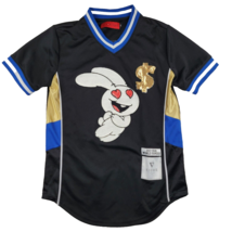 Vie RIchie Paris Bunny Money Chase #17 Jersey Men&#39;s Small Embroidered Black - £30.67 GBP