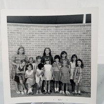 Vintage Photo Picture Original One Of A Kind School Girls In Dresses 1960&#39;s - £6.25 GBP