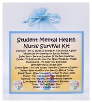 Student Mental Health Nurse Survival Kit - Fun Novelty Gift &amp; Card Alternative / - £6.46 GBP