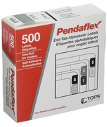 Pendaflex 03805 A-z color-coded bar-style end tab filing labels, dark gr... - $16.33