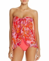 LRL Ralph Lauren Orange Tropical-Print Flyaway Tummy Control Swimsuit, 4 9329-2 - £39.10 GBP