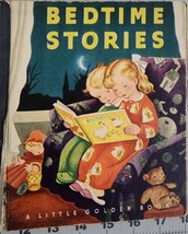 Bedtime Stories: A Little Golden Book - 1942 tenth printing, blue spine ... - $20.00