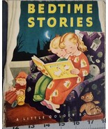 Bedtime Stories: A Little Golden Book - 1942 tenth printing, blue spine ... - $27.74 CAD