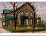 Milburn Residence Buffalo New York NY UNP Women&#39;s World DB Postcard O20 - $2.92