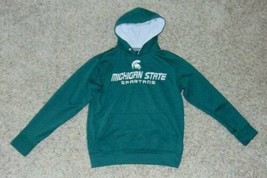 Boys Hoodie Football Pullover Teen NCAA Michigan State Spartans MSU Green-sz XS - £11.93 GBP