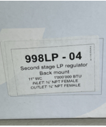 Cavagna Kosan 998LP-04 Second Stage LP Regulator Back Mount NEW - $71.28