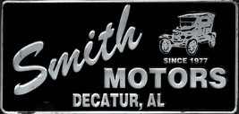 Vintage Smith Motors Decatur AL License Plate  Crafting Birthday Man Cave - $28.79