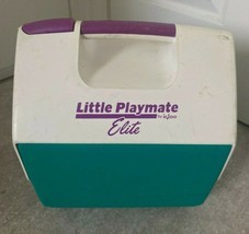 Igloo Little Playmate Elite PURPLE AND TEAL Vintage Flip Top Cooler - £23.34 GBP