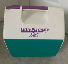 Igloo Little Playmate Elite Purple And Teal Vintage Flip Top Cooler - £23.34 GBP