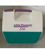 Igloo Little Playmate Elite PURPLE AND TEAL Vintage Flip Top Cooler - $40.43 CAD