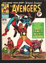 Avengers #18 1974-Marvel- British Edition Master of Kung Fu &amp; Spider-man-Aven... - £71.28 GBP