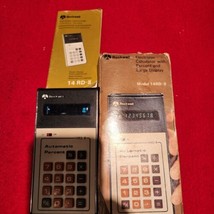 Vintage 1976 Rockwell Calculator Model 14RD-II In Original Box &amp; Instr Manual  - £7.63 GBP