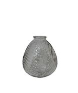 5" Clear Embossed Glass Bud Flower Vases / H = 5 inches - $17.07