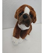 Toys R Us  Animal Alley Boxer Puppy Dog Plush Brown White Stuffed Animal... - £17.52 GBP