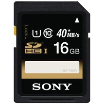 Sony 16GB SDHC/SDXC Class 10 UHS-1 R40 Memory Card (SF16UY/TQMN) (OLD MO... - $38.38