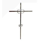 Cross Cake Topper 25th Anniversary Interlocking Rings Marriage Vow Renewal Gift - $275.55 MXN