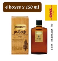 4 boxes x 150ML Kaminomoto Super Strength Hair Serum Gold Japan No.1 Hair Tonic - £142.33 GBP