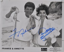 Annette Funicello &amp; Frankie Avalon Signed Photo X2 - Mouseketeer w/COA - £337.38 GBP