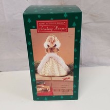 Hallmark Barbie Happy Holidays Barbie Stocking Hangar 1995 - £7.78 GBP