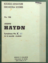 Symphony No. 4 in D Major (Kalmus Miniatures Orchestra Series #106) Joseph Haydn - £3.63 GBP