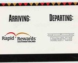 Southwest Airlines Company Club Departing Rapid Rewards Arriving Brochur... - $23.76