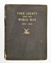 1914-19 antique YORK COUNTY PA records WWI SOLDIERS services genealogy BOOK - £214.15 GBP